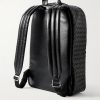 Avenue Intrecciato Leather Backpack - BK Avenue Intrecciato Leather Backpack - BK