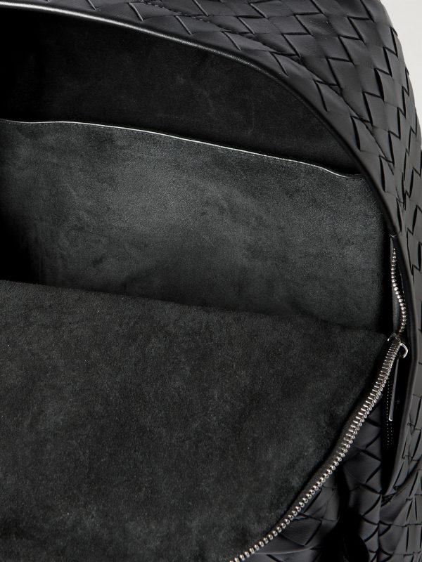 Avenue Intrecciato Leather Backpack - E1 Avenue Intrecciato Leather Backpack - E1