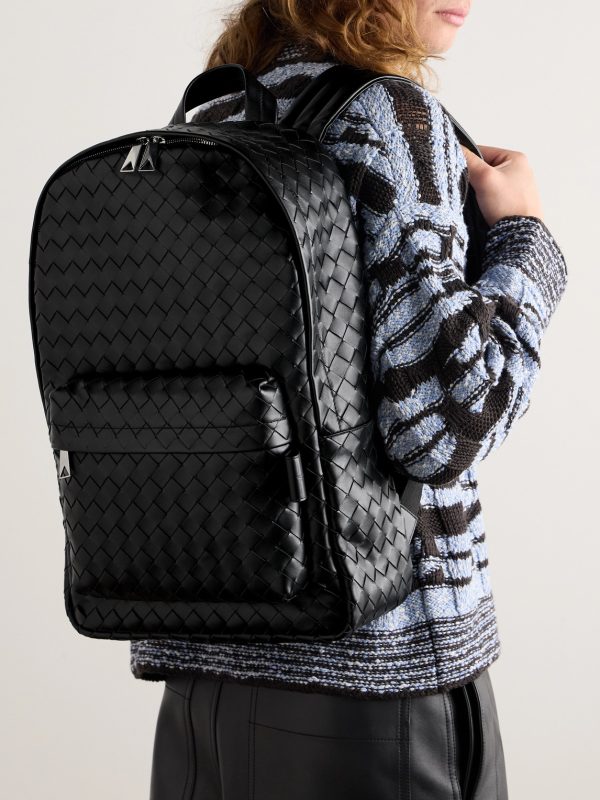 Avenue Intrecciato Leather Backpack - E2 Avenue Intrecciato Leather Backpack - E2