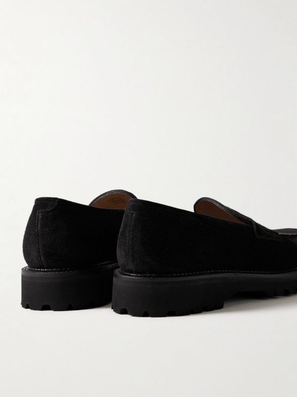 Lopez New Standard Suede Penny Loafers - BK Lopez New Standard Suede Penny Loafers - BK
