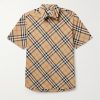 Checked Cotton-Poplin Shirt