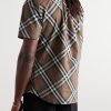 Checked Cotton-Poplin Shirt - BK