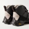 Andreas Suede and Rubber-Trimmed Leather Hiking Boots - BK Andreas Suede and Rubber-Trimmed Leather Hiking Boots - BK