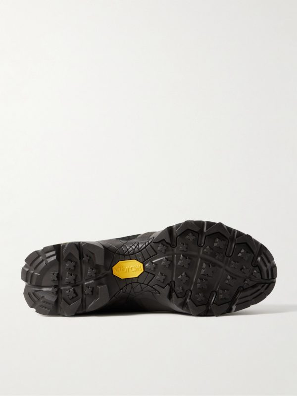 Andreas Suede and Rubber-Trimmed Leather Hiking Boots - E1 Andreas Suede and Rubber-Trimmed Leather Hiking Boots - E1