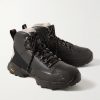 Andreas Suede and Rubber-Trimmed Leather Hiking Boots - FR Andreas Suede and Rubber-Trimmed Leather Hiking Boots - FR