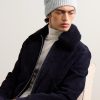Brushed Ribbed-Knit Beanie - OU
