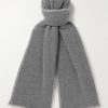 Frayed Cashmere Scarf