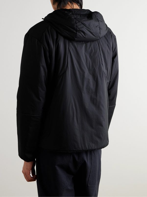 Laminar Padded Micro-Ripstop Hooded Jacket - BK Laminar Padded Micro-Ripstop Hooded Jacket - BK