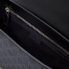 Monogrammed Coated-Canvas and Leather Messenger Bag - E1 Monogrammed Coated-Canvas and Leather Messenger Bag - E1