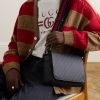 Monogrammed Coated-Canvas and Leather Messenger Bag - OU Monogrammed Coated-Canvas and Leather Messenger Bag - OU