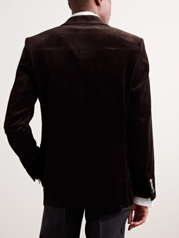 Newport Cotton-Velvet Tuxedo Jacket - BK