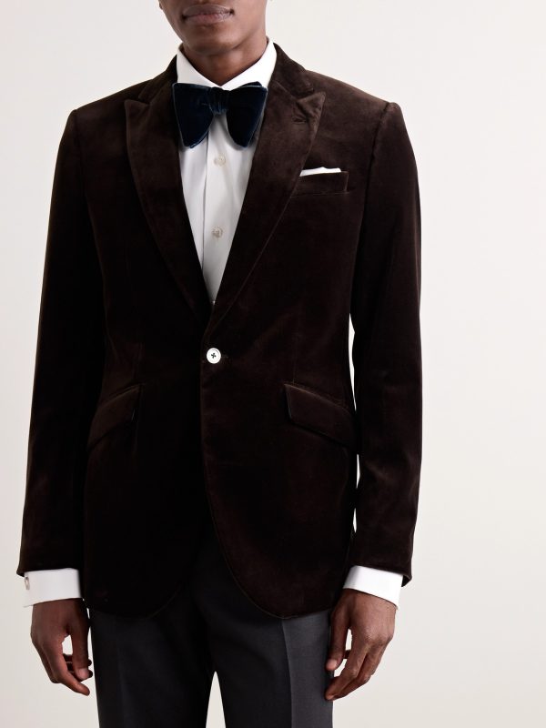 Newport Cotton-Velvet Tuxedo Jacket - FR