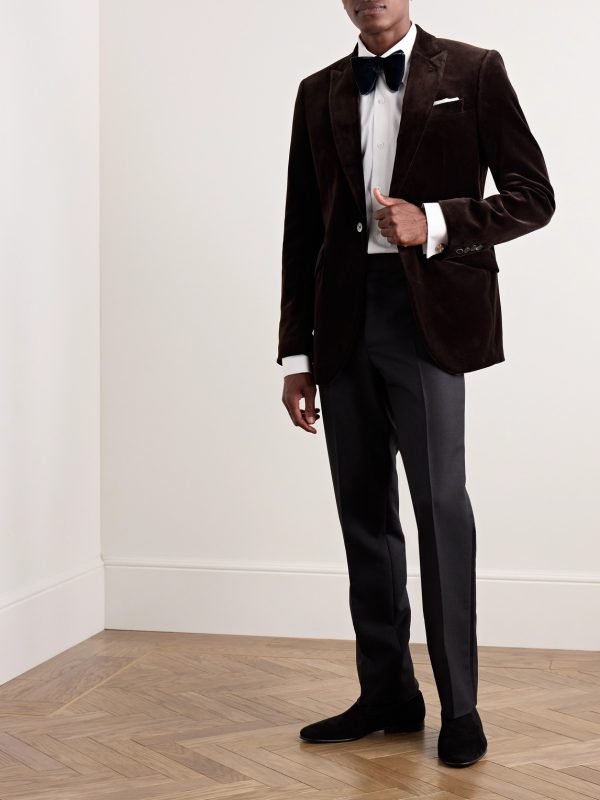 Newport Cotton-Velvet Tuxedo Jacket - OU