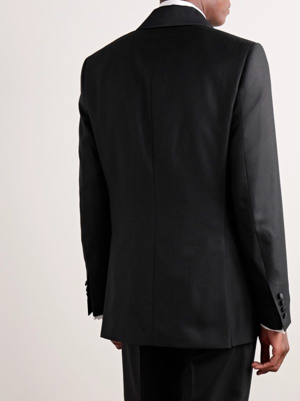 Chesham Shawl-Collar Wool-Twill Tuxedo Jacket - BK