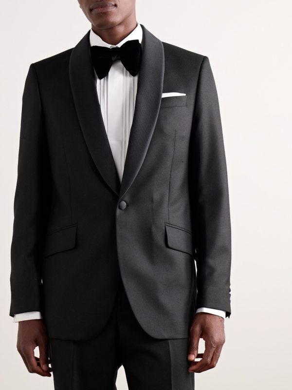 Chesham Shawl-Collar Wool-Twill Tuxedo Jacket - FR