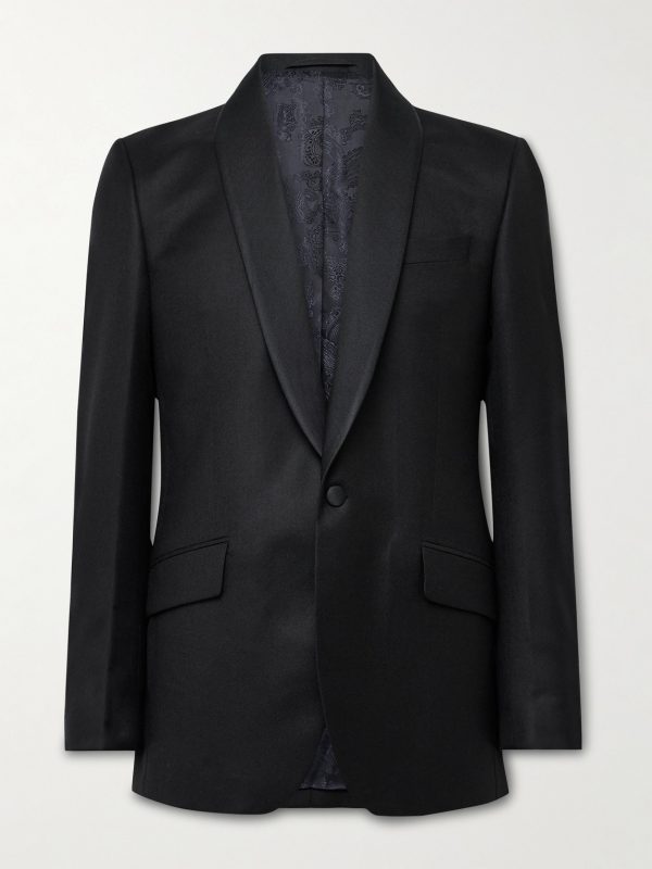 Chesham Shawl-Collar Wool-Twill Tuxedo Jacket