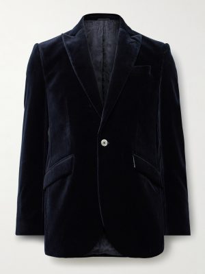 Newport Cotton-Velvet Tuxedo Jacket Newport Cotton-Velvet Tuxedo Jacket