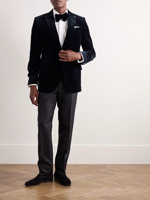 Newport Cotton-Velvet Tuxedo Jacket - OU