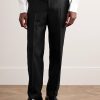 Slim-Fit Grosgrain-Trimmed Wool-Twill Tuxedo Trousers - FR