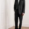 Slim-Fit Grosgrain-Trimmed Wool-Twill Tuxedo Trousers - OU