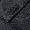Twill-Trimmed Paisley-Jacquard Cotton and Silk-Blend Tuxedo Jacket - CU Twill-Trimmed Paisley-Jacquard Cotton and Silk-Blend Tuxedo Jacket - CU