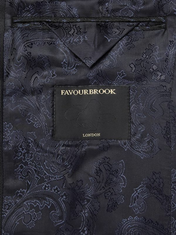 Twill-Trimmed Paisley-Jacquard Cotton and Silk-Blend Tuxedo Jacket - E1 Twill-Trimmed Paisley-Jacquard Cotton and Silk-Blend Tuxedo Jacket - E1