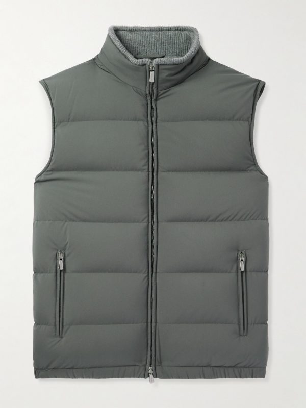 Slim-Fit Quilted Rain System® Shell Down Gilet