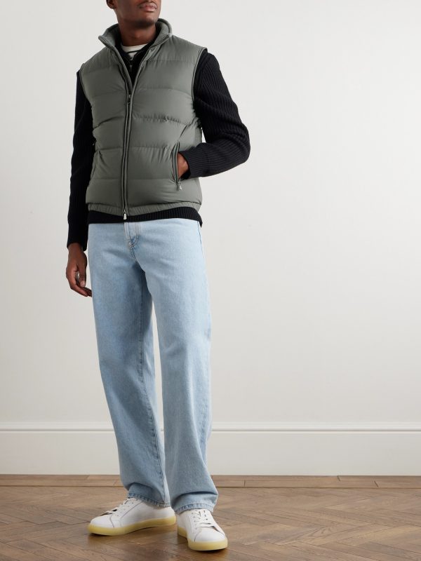 Slim-Fit Quilted Rain System® Shell Down Gilet - OU