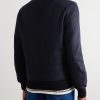 Cashmere-Blend Felt Bomber Jacket - BK Cashmere-Blend Felt Bomber Jacket - BK