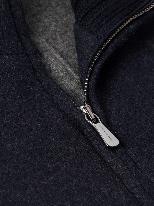 Cashmere-Blend Felt Bomber Jacket - CU Cashmere-Blend Felt Bomber Jacket - CU
