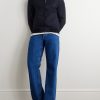 Cashmere-Blend Felt Bomber Jacket - OU Cashmere-Blend Felt Bomber Jacket - OU