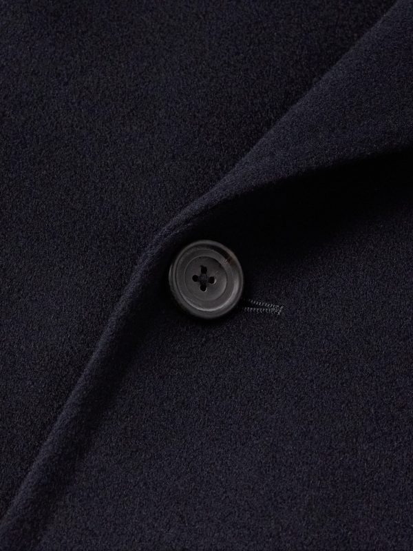 Double-Breasted Wool and Cashmere-Blend Felt Overcoat - CU