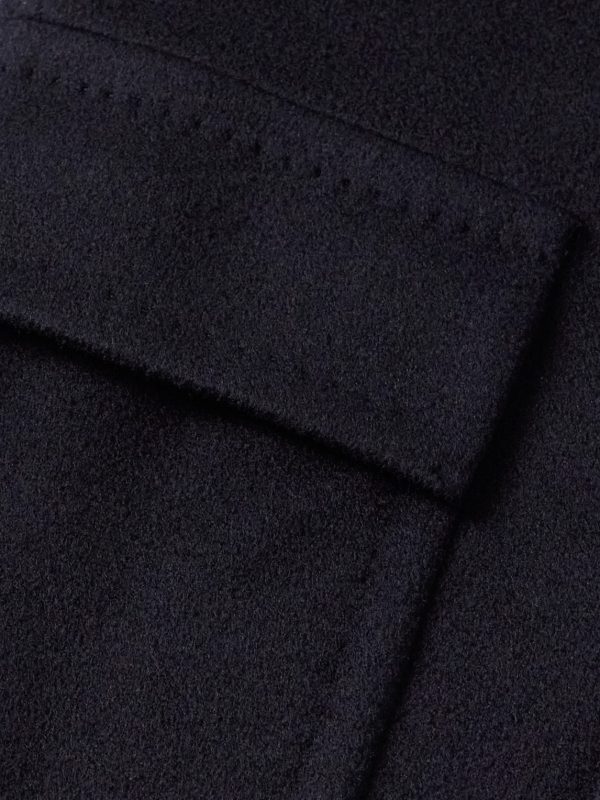 Double-Breasted Wool and Cashmere-Blend Felt Overcoat - E1