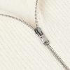 Merino Wool-Blend Zip-Up Cardigan - CU Merino Wool-Blend Zip-Up Cardigan - CU