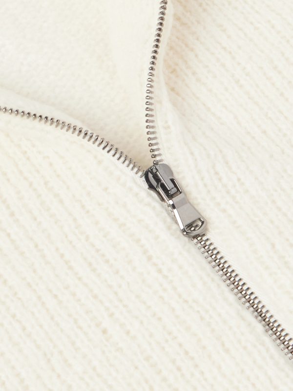 Merino Wool-Blend Zip-Up Cardigan - CU Merino Wool-Blend Zip-Up Cardigan - CU