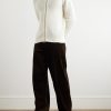 Merino Wool-Blend Zip-Up Cardigan - OU Merino Wool-Blend Zip-Up Cardigan - OU