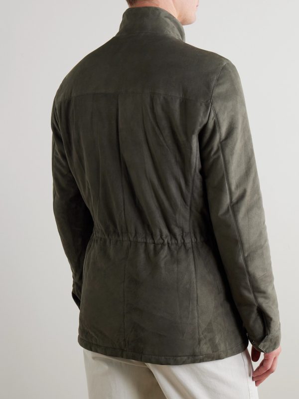 Suede Field Jacket - BK Suede Field Jacket - BK