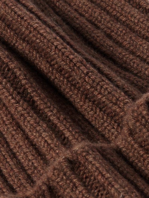 Ribbed Cashmere Beanie - CU