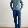 Cable-Knit Cashmere Rollneck Sweater - OU Cable-Knit Cashmere Rollneck Sweater - OU