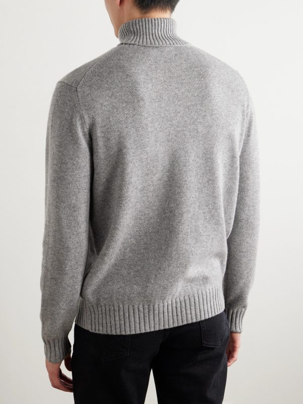 Cashmere Rollneck Sweater - BK Cashmere Rollneck Sweater - BK