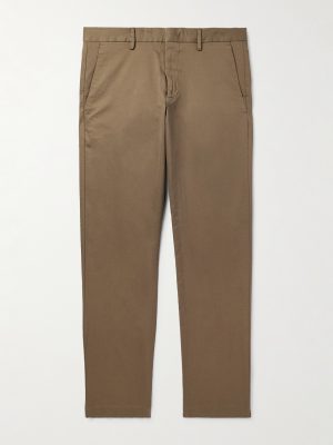 Theo 1420 Tapered Organic Cotton-Blend Twill Chinos