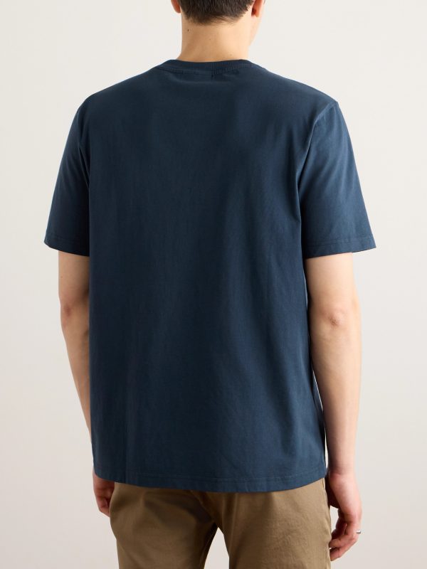 Adam 3209 Logo-Embroidered Pima Cotton-Jersey T-Shirt - BK