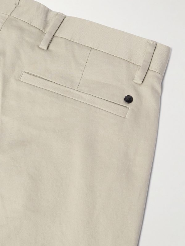 Theo 1420 Tapered Organic Cotton-Blend Twill Chinos - CU Theo 1420 Tapered Organic Cotton-Blend Twill Chinos - CU