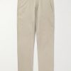 Theo 1420 Tapered Organic Cotton-Blend Twill Chinos Theo 1420 Tapered Organic Cotton-Blend Twill Chinos