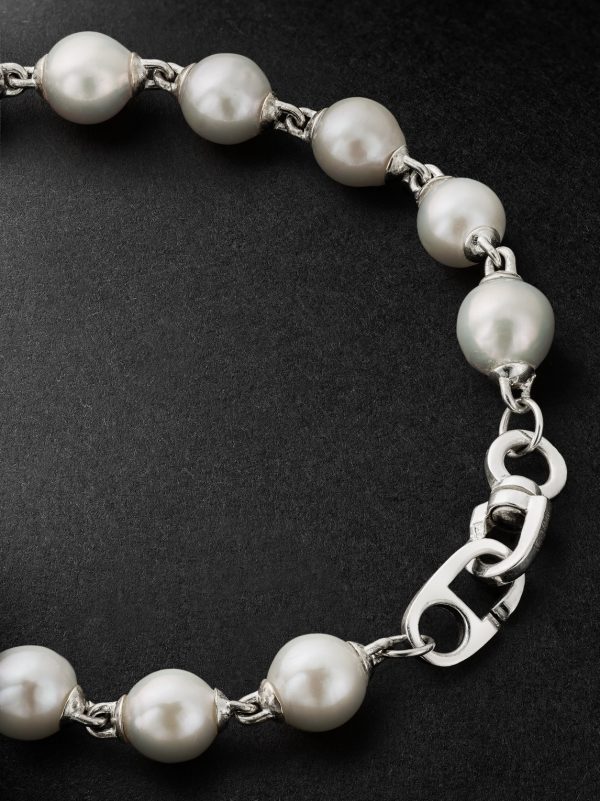 Consi Sterling Silver and Pearl Bracelet - BK