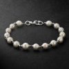Consi Sterling Silver and Pearl Bracelet