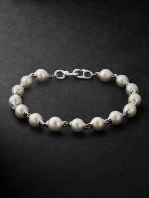 Consi Sterling Silver and Pearl Bracelet Consi Sterling Silver and Pearl Bracelet