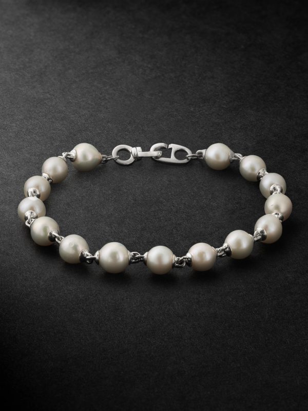 Consi Sterling Silver and Pearl Bracelet