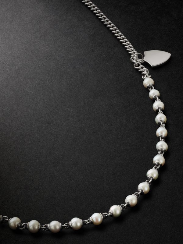 Mondi Pearl and Sterling Silver Pendant Necklace Mondi Pearl and Sterling Silver Pendant Necklace