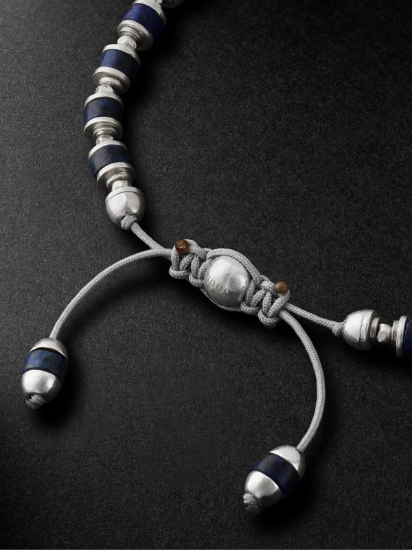 Saguaro Sterling Silver Lapis Lazuli Beaded Bracelet - BK Saguaro Sterling Silver Lapis Lazuli Beaded Bracelet - BK
